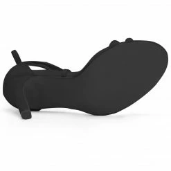 Allegra K YFL514-10 Women Open Toe Stiletto Heel Lace Up Dress Sandals Shoes