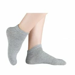 Allegra K Accessories Men Non-Slip Boat Line Cotton No Show Boat Casual Socks