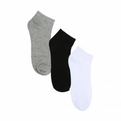 Allegra K Accessories Men Non-Slip Boat Line Cotton No Show Boat Casual Socks
