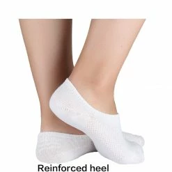 Allegra K Unisex Nonslip No Show Socks Mesh Breathable Low Cut Cotton 5 Pairs Accessories