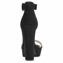 Allegra K Women's Platform High Heel Ankle Strap Chunky Heels Sandals 53 Allegra K Women's Platform High Heel Ankle Strap Chunky Heels Sandals