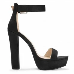 Allegra K Women's Platform High Heel Ankle Strap Chunky Heels Sandals 56 Allegra K Women's Platform High Heel Ankle Strap Chunky Heels Sandals