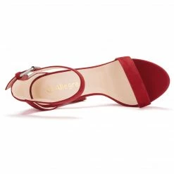 Allegra K Women's Platform High Heel Ankle Strap Chunky Heels Sandals 47 Allegra K Women's Platform High Heel Ankle Strap Chunky Heels Sandals