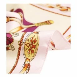Allegra K Scarves & Shawls Women Fashionable Floral Graphic Print Satin 100% Silk Square Scarf 90 Allegra K Scarves & Shawls Women Fashionable Floral Graphic Print Satin 100% Silk Square Scarf