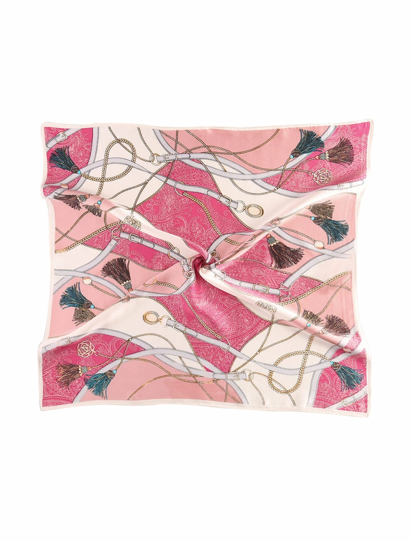 Allegra K Scarves & Shawls Women Fashionable Floral Graphic Print Satin 100% Silk Square Scarf 2 Allegra K Scarves & Shawls Women Fashionable Floral Graphic Print Satin 100% Silk Square Scarf