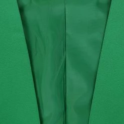 Allegra K Women Collarless Cropped Blazer