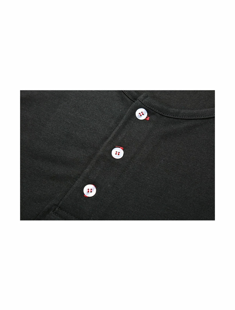 Allegra K 1016 7531 Men Casual Slim Fit Tunic Button Down Long Sleeve Henley Tee T Shirts 6 Allegra K 1016 7531 Men Casual Slim Fit Tunic Button Down Long Sleeve Henley Tee T Shirts