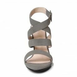 Allegra K YFL284-23 Women Crisscross Open Toe Block Heel Strappy Sandals Shoes 45 Allegra K YFL284-23 Women Crisscross Open Toe Block Heel Strappy Sandals Shoes