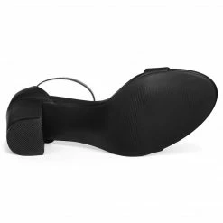 Allegra K Women's High Heels Ankle Strap Chunky Heel Sandals Shoes 83 Allegra K Women's High Heels Ankle Strap Chunky Heel Sandals Shoes