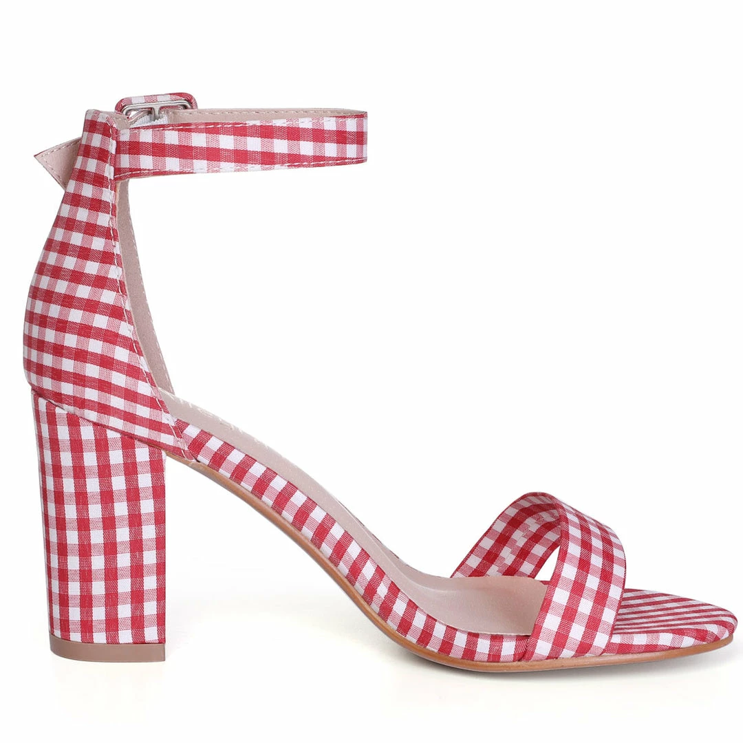 Allegra K Women Open Toe Block Heel Printed Ankle Strap Sandals Shoes 58 Allegra K Women Open Toe Block Heel Printed Ankle Strap Sandals Shoes