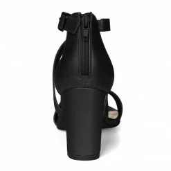 Allegra K HJ284H-03 Women Chunky Heel Crisscross Straps Dress Sandals 53 Allegra K HJ284H-03 Women Chunky Heel Crisscross Straps Dress Sandals