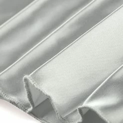 Allegra K Skirts Women's Elastic Waist Party Metallic Shiny Accordion Pleated Midi Skirt