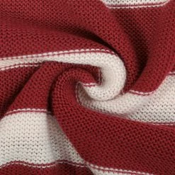 Allegra K Long Sleeves Drop Shoulder Loose Striped Sweater Women 34 Allegra K Long Sleeves Drop Shoulder Loose Striped Sweater Women