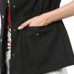 Allegra K Cotton Lightweight Utility Jacket