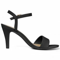 Allegra K Shoes Women Open Toe Stiletto Heel Ankle Strap Dress Sandals