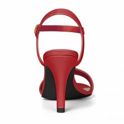 Allegra K Shoes Women Open Toe Stiletto Heel Ankle Strap Dress Sandals