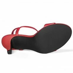 Allegra K Shoes Women Open Toe Stiletto Heel Ankle Strap Dress Sandals