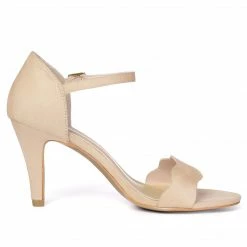 Allegra K Shoes BCA2293-2 Women Stiletto Heel Scalloped Ankle Strap Sandals 42 Allegra K Shoes BCA2293-2 Women Stiletto Heel Scalloped Ankle Strap Sandals