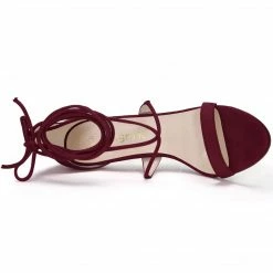Allegra K Women Open Toe Stiletto High Heel Lace-Up Sandals Shoes 40 Allegra K Women Open Toe Stiletto High Heel Lace-Up Sandals Shoes