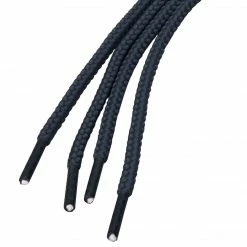 Allegra K 2 Pairs Unisex Thick Solid Colors Round Shoelaces For Leather Shoes Boots