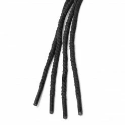 Allegra K 2 Pairs Round Rope Waterproof Braided Waxed Shoelaces For Casual Dress Boots Shoes Accessories