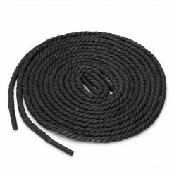 Allegra K 2 Pairs Round Rope Waterproof Braided Waxed Shoelaces For Casual Dress Boots Shoes Accessories