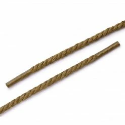 Allegra K 2 Pairs Round Rope Waterproof Braided Waxed Shoelaces For Casual Dress Boots Shoes Accessories