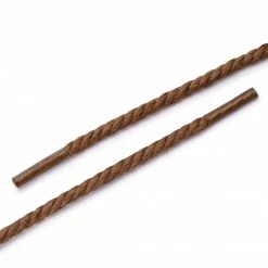 Allegra K 2 Pairs Round Rope Waterproof Braided Waxed Shoelaces For Casual Dress Boots Shoes Accessories