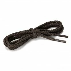 Allegra K 2 Pairs Round Rope Waterproof Braided Waxed Shoelaces For Casual Dress Boots Shoes Accessories