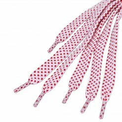 Allegra K 3 Pairs Double Layer Polka Dot Flat Hollow Shoelaces For Casual Sneakers Sports Shoes Accessories