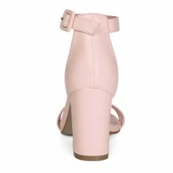 Allegra K Women's High Heels Ankle Strap Chunky Heel Sandals Shoes 67 Allegra K Women's High Heels Ankle Strap Chunky Heel Sandals Shoes