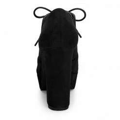 Allegra K Shoes Women's Platform Chunky Heel Lace Up Booties 87 Allegra K Shoes Women's Platform Chunky Heel Lace Up Booties