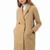 Allegra K Double Breasted Notched Lapel Coat With Raglan Sleeves 2 Allegra K Double Breasted Notched Lapel Coat With Raglan Sleeves