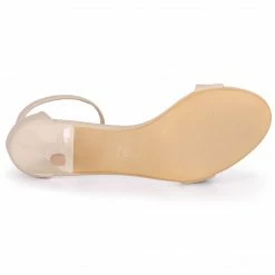 Allegra K TR98227C-1 Women Open Toe Kitten Heeled Ankle Strap Sandals Shoes