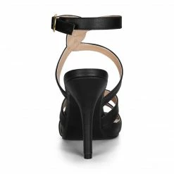 Allegra K Women's Crisscross Strappy Straps Stiletto High Heel Sandals Shoes