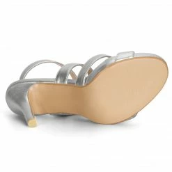 Allegra K Women's Crisscross Strappy Straps Stiletto High Heel Sandals Shoes