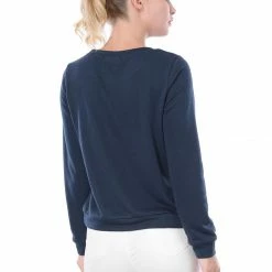 Allegra K Round Neck Cat Printed Sweatshirt