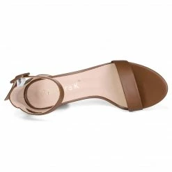 Allegra K Women's High Heels Ankle Strap Chunky Heel Sandals Shoes 61 Allegra K Women's High Heels Ankle Strap Chunky Heel Sandals Shoes