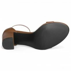 Allegra K Women's High Heels Ankle Strap Chunky Heel Sandals Shoes 62 Allegra K Women's High Heels Ankle Strap Chunky Heel Sandals Shoes