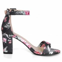 Allegra K Women Open Toe Block Heel Printed Ankle Strap Sandals Shoes 84 Allegra K Women Open Toe Block Heel Printed Ankle Strap Sandals Shoes
