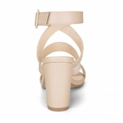 Allegra K YFL284-23 Women Crisscross Open Toe Block Heel Strappy Sandals Shoes 39 Allegra K YFL284-23 Women Crisscross Open Toe Block Heel Strappy Sandals Shoes