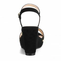 Allegra K Shoes Women's Single Strap Wedge Platform Heel Sandals 40 Allegra K Shoes Women's Single Strap Wedge Platform Heel Sandals