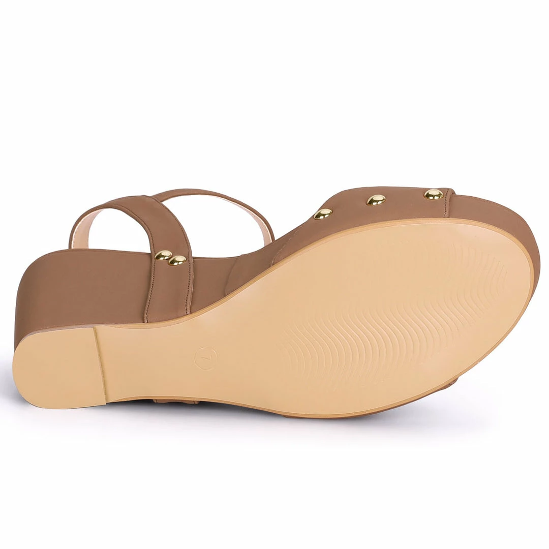 Allegra K Shoes Women's Single Strap Wedge Platform Heel Sandals 15 Allegra K Shoes Women's Single Strap Wedge Platform Heel Sandals