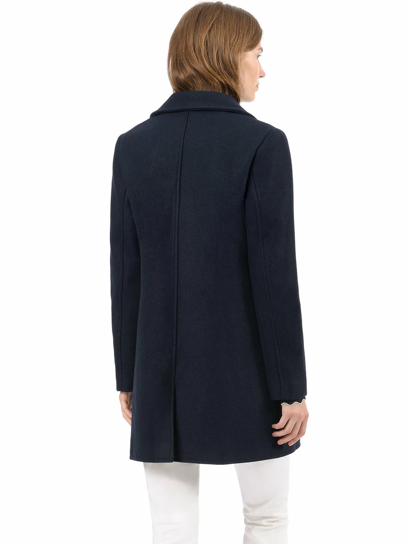 Allegra K Rounded Collar Single Breasted Coat With Front Pockets 20 Allegra K Rounded Collar Single Breasted Coat With Front Pockets