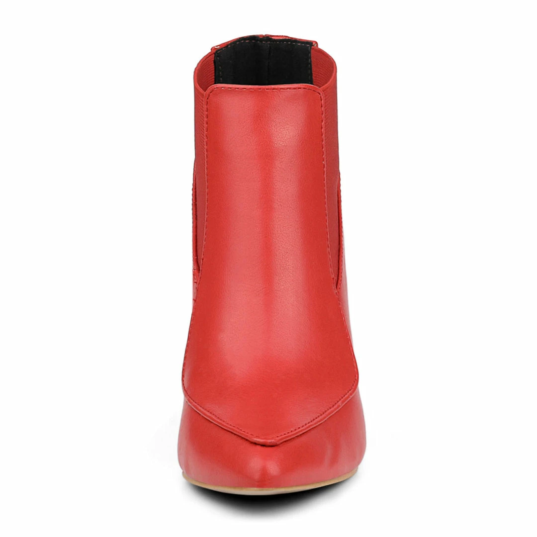 Allegra K Shoes Women Pointed Toe Stiletto High Heel Chelsea Booties 40 Allegra K Shoes Women Pointed Toe Stiletto High Heel Chelsea Booties