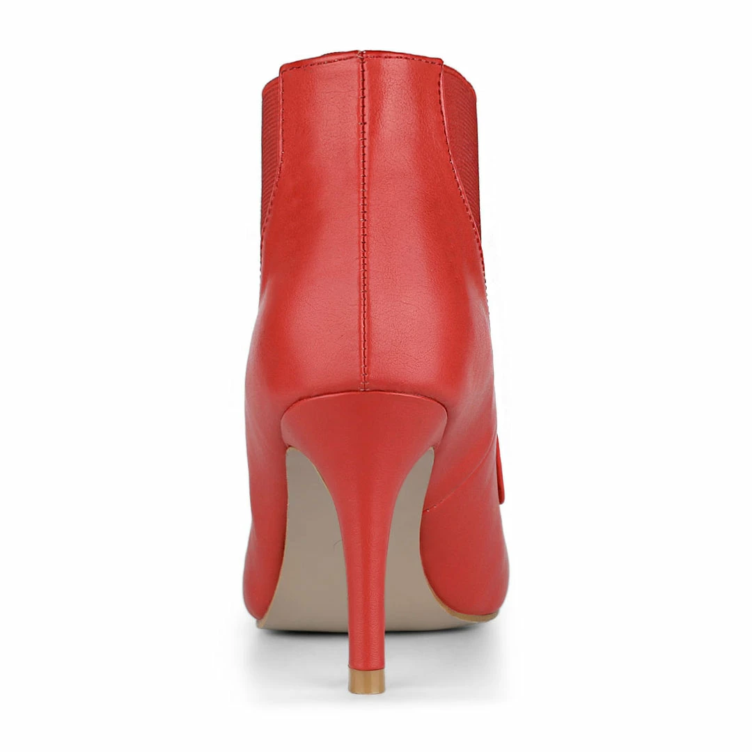 Allegra K Shoes Women Pointed Toe Stiletto High Heel Chelsea Booties 41 Allegra K Shoes Women Pointed Toe Stiletto High Heel Chelsea Booties