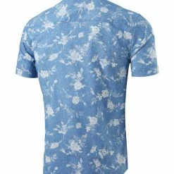 Allegra K Men's Shirts Short Sleeve Button Down Floral Printed Shirt 36 Allegra K Men's Shirts Short Sleeve Button Down Floral Printed Shirt