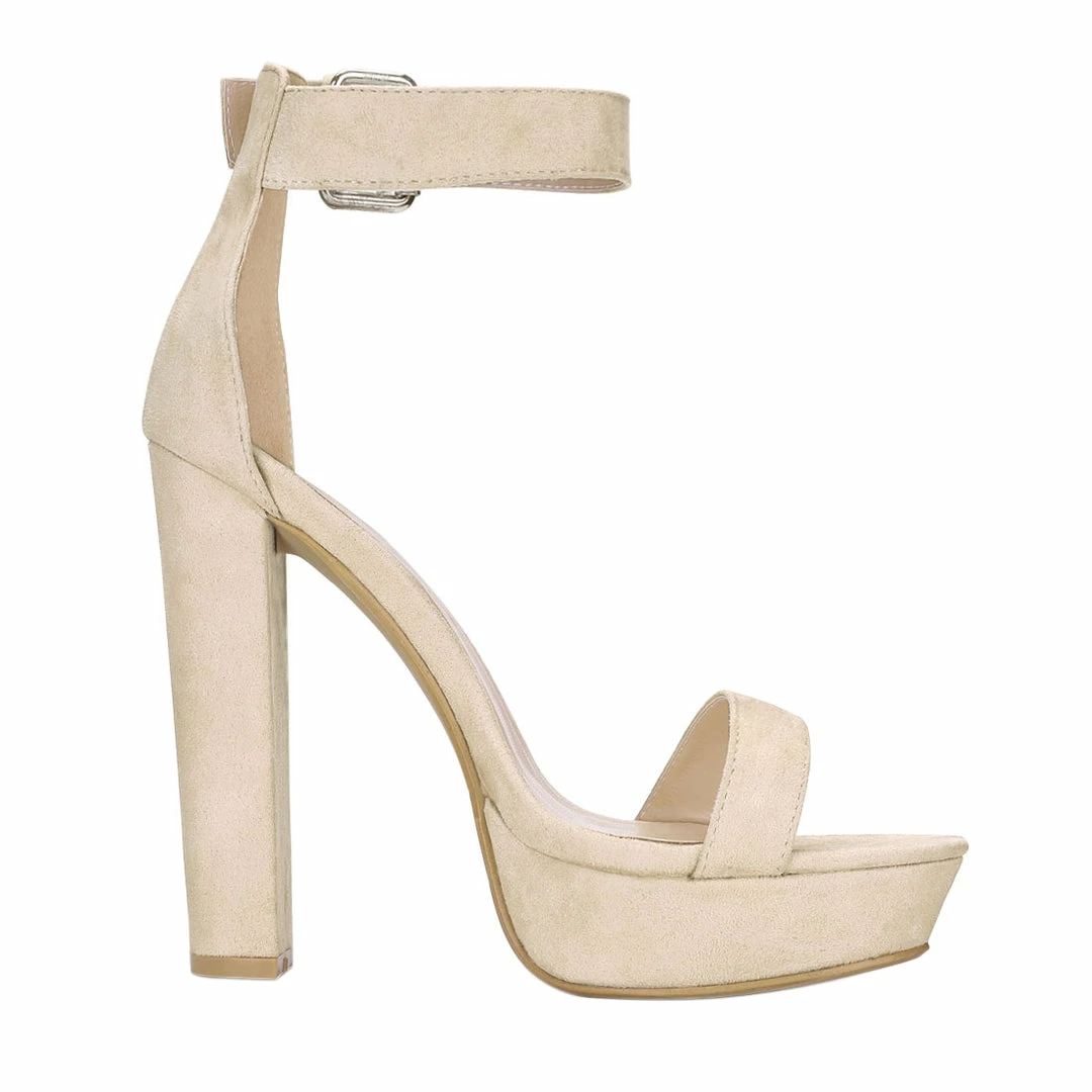 Allegra K Women's Platform High Heel Ankle Strap Chunky Heels Sandals 15 Allegra K Women's Platform High Heel Ankle Strap Chunky Heels Sandals