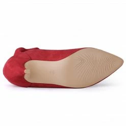 Allegra K Shoes Women's Pointed Toe Stiletto Heel Ruffle Ankle Boots 64 Allegra K Shoes Women's Pointed Toe Stiletto Heel Ruffle Ankle Boots