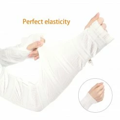 Allegra K 1 Pcs Outdoor Sun Block Soft Long Arm Sunscreen Sleeves Fingerless Gloves For Women Accessories 18 Allegra K 1 Pcs Outdoor Sun Block Soft Long Arm Sunscreen Sleeves Fingerless Gloves For Women Accessories